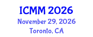 International Conference on Microeconomics and Macroeconomics (ICMM) November 29, 2026 - Toronto, Canada