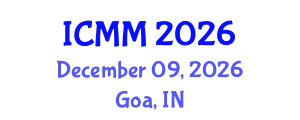 International Conference on Microeconomics and Macroeconomics (ICMM) December 09, 2026 - Goa, India