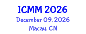 International Conference on Microeconomics and Macroeconomics (ICMM) December 09, 2026 - Macau, China