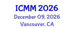 International Conference on Microeconomics and Macroeconomics (ICMM) December 09, 2026 - Vancouver, Canada