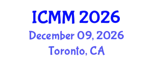 International Conference on Microeconomics and Macroeconomics (ICMM) December 09, 2026 - Toronto, Canada