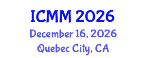International Conference on Microeconomics and Macroeconomics (ICMM) December 16, 2026 - Quebec City, Canada