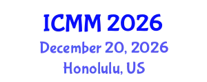 International Conference on Microeconomics and Macroeconomics (ICMM) December 20, 2026 - Honolulu, United States