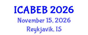 International Conference on Advances in Biomedical Engineering and Bioinformatics (ICABEB) November 15, 2026 - Reykjavik, Iceland