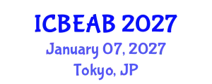 International Conference on Biomedical Engineering and Applied Biophysics (ICBEAB) January 07, 2027 - Tokyo, Japan