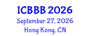 International Conference on Bioelectronics, Biosensors and Biochips (ICBBB) September 27, 2026 - Hong Kong, China