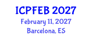 International Conference on Plant, Food and Environmental Biotechnology (ICPFEB) February 11, 2027 - Barcelona, Spain