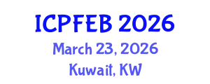 International Conference on Plant, Food and Environmental Biotechnology (ICPFEB) March 23, 2026 - Kuwait, Kuwait