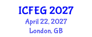 International Conference on Female Education and Gender Equality (ICFEG) April 22, 2027 - London, United Kingdom