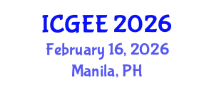 International Conference on Gender Equality in Education (ICGEE) February 16, 2026 - Manila, Philippines