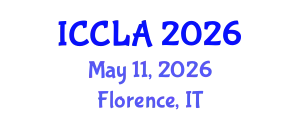 International Conference on Child Language Acquisition (ICCLA) May 11, 2026 - Florence, Italy