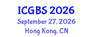 International Conference on Green Building and Sustainability (ICGBS) September 27, 2026 - Hong Kong, China
