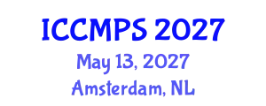 International Conference on Construction Management, Planning and Scheduling (ICCMPS) May 13, 2027 - Amsterdam, Netherlands