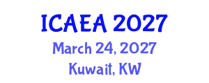 International Conference on Agricultural Economics and Agribusiness (ICAEA) March 24, 2027 - Kuwait, Kuwait