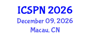 International Conference on Social Psychology and Neuroscience (ICSPN) December 09, 2026 - Macau, China