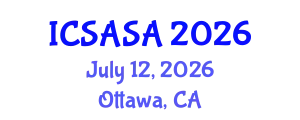 International Conference on Software Architecture and Software Aspects (ICSASA) July 12, 2026 - Ottawa, Canada