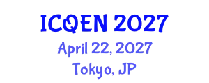 International Conference on Quantum Engineering and Nanotechnology (ICQEN) April 22, 2027 - Tokyo, Japan