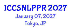 International Conference on Cognitive Science, Natural Language Processing and Pattern Recognition (ICCSNLPPR) January 07, 2027 - Tokyo, Japan