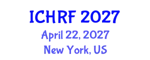 International Conference on Human Rights and Freedom (ICHRF) April 22, 2027 - New York, United States