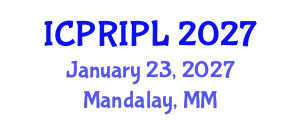 International Conference on Property Rights and Intellectual Property Law (ICPRIPL) January 23, 2027 - Mandalay, Myanmar