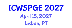 International Conference on Women's Sport Participation and Gender Equality (ICWSPGE) April 15, 2027 - Lisbon, Portugal