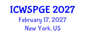 International Conference on Women's Sport Participation and Gender Equality (ICWSPGE) February 17, 2027 - New York, United States