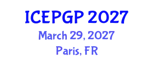 International Conference on Experimental Physics and General Principles (ICEPGP) March 29, 2027 - Paris, France