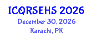 International Conference on Qualitative Research in Sport , Exercise and Health Sciences (ICQRSEHS) December 30, 2026 - Karachi, Pakistan