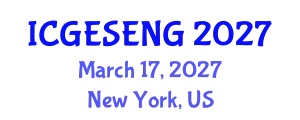 International Conference on Gifted Education and Supporting Emotional Needs of Gifted (ICGESENG) March 17, 2027 - New York, United States