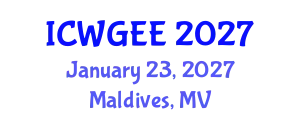 International Conference on Women, Gender Equality and Education (ICWGEE) January 23, 2027 - Maldives, Maldives