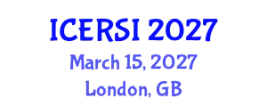 International Conference on Educational Reforms and School Improvement (ICERSI) March 15, 2027 - London, United Kingdom