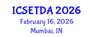 International Conference on Special Education, Teaching and Different Approaches (ICSETDA) February 16, 2026 - Mumbai, India