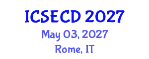 International Conference on Special Education and Child Development (ICSECD) May 03, 2027 - Rome, Italy