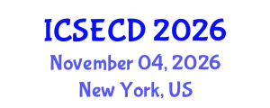 International Conference on Special Education and Child Development (ICSECD) November 04, 2026 - New York, United States
