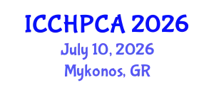 International Conference on Clinical and Health Psychology of Children and Adolescents (ICCHPCA) July 10, 2026 - Mykonos, Greece