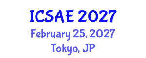 International Conference on Sustainable Architecture and Environment (ICSAE) February 25, 2027 - Tokyo, Japan