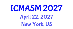 International Conference on Mechanical Advantage and Simple Machines (ICMASM) April 22, 2027 - New York, United States