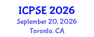 International Conference on Political Science and Economy (ICPSE) September 20, 2026 - Toronto, Canada