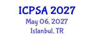 International Conference on Political Science and Activity (ICPSA) May 06, 2027 - Istanbul, Turkey
