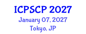 International Conference on Political Science and Comparative Politics (ICPSCP) January 07, 2027 - Tokyo, Japan