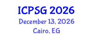 International Conference on Political Science and Globalization (ICPSG) December 13, 2026 - Cairo, Egypt