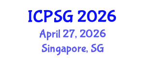 International Conference on Political Science and Globalization (ICPSG) April 27, 2026 - Singapore, Singapore
