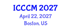 International Conference on Computational Chemistry and Modelling (ICCCM) April 22, 2027 - Boston, United States