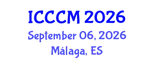 International Conference on Computational Chemistry and Modelling (ICCCM) September 06, 2026 - Málaga, Spain