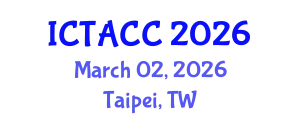International Conference on Theory and Applications of Computational Chemistry (ICTACC) March 02, 2026 - Taipei, Taiwan