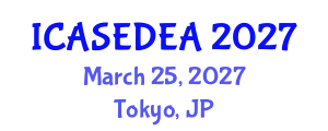 International Conference on Architecture, Sustainable Environmental Design and Engineering Applications (ICASEDEA) March 25, 2027 - Tokyo, Japan