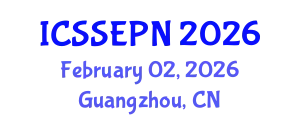 International Conference on Sports Science, Exercise Physiology and Nutrition (ICSSEPN) February 02, 2026 - Guangzhou, China