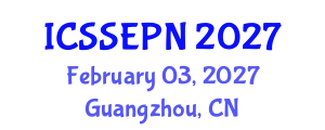 International Conference on Sports Science, Exercise Physiology and Nutrition (ICSSEPN) February 03, 2027 - Guangzhou, China