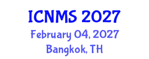 International Conference on Nursing and Midwifery Sciences (ICNMS) February 04, 2027 - Bangkok, Thailand