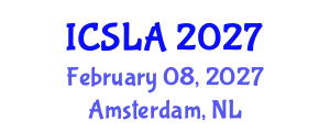 International Conference on Sign Language and Acquisition (ICSLA) February 08, 2027 - Amsterdam, Netherlands